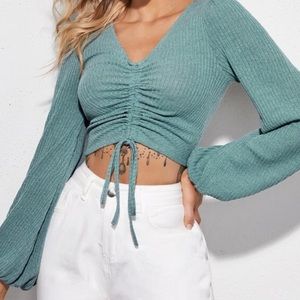 Long Sleeve Crop Top
